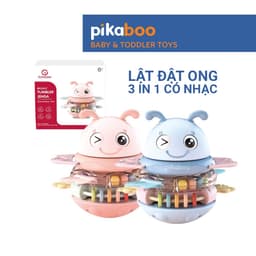 Thumbnail Đồ chơi lật đật Pikaboo, các kiểu hình xinh xắn, tích hợp 3 in 1, âm thanh vui nhộn, có gặm nướu 1
