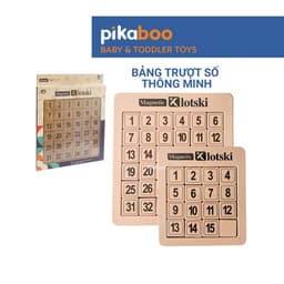 Thumbnail Đồ chơi bảng trượt số thông minh cao cấp Pikaboo trò chơi trí tuệ giúp bé học và phát triển tư duy 1
