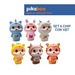 Thumbnail Đồ chơi chíp con vật cao cấp Pikaboo, phát ra âm thanh được làm từ chất liệu cao cấp an toàn 1