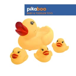 Thumbnail Đồ chơi con vịt thả bồn tắm cao cấp Pikaboo có phát ra âm thanh chất liệu PP, PPE an toàn cho bé 1