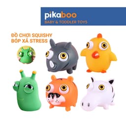 Thumbnail Đồ chơi xả stress Squishy nắn bóp đàn hồi giảm căng thẳng Pikaboo, chất liệu nhựa mềm đa dạng mẫu mã 1