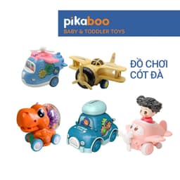 Thumbnail Đồ chơi mô hình chạy đà cao cấp Pikaboo kiểu dáng ô tô, máy bay, các con vật xinh xắn cho trẻ nhỏ 1