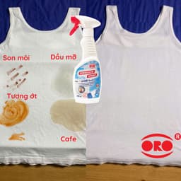 Thumbnail Xịt Tẩy Ố Quần Áo ORO Tẩy Vết Bẩn, Tẩy Trắng Quần Áo, Không Hại Vải, Tẩy Cổ Áo, Tẩy Áo Màu, Tẩy Ố Vàng 500ml 3