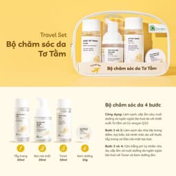 Thumbnail Set Mỹ Phẩm TravelKit Skincare Chăm Sóc Mọi Loại Da Tơ Tằm Rau Má Cỏ Mềm 2