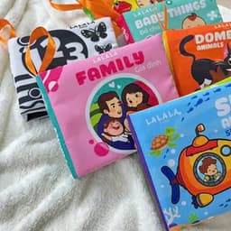 Thumbnail Bộ Sách Vải Nhỏ Song Ngữ Bé Yêu Thích Nhất [Chính Hãng Lalala Baby] 2