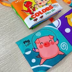 Thumbnail Bộ Sách Vải Nhỏ Song Ngữ Bé Yêu Thích Nhất [Chính Hãng Lalala Baby] 3