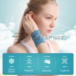 Thumbnail Băng Cổ Tay Thấm Mồ Hôi Aolikes Nhanh Khô, Thoáng Khí Chạy Bộ Chơi Thể Thao 3