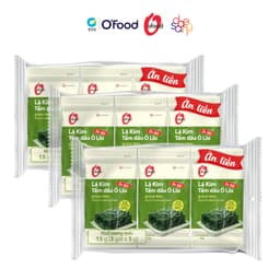 Thumbnail Combo 3 lốc lá kim tẩm dầu oliu O'Food ( lốc 3) 1