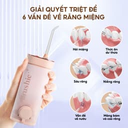 Thumbnail Tăm nước brushie thập sắc bản cải tiến làm sạch răng miệng hiệu quả flossie 2