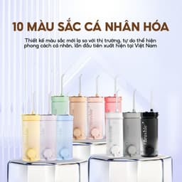 Thumbnail Tăm nước brushie thập sắc bản cải tiến làm sạch răng miệng hiệu quả flossie 1