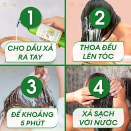 Thumbnail Dầu xả bưởi suôn mượt tóc pomelo GARIN 300ml phục hồi hư tổn cho tóc chắc khỏe óng ả mềm mại 4