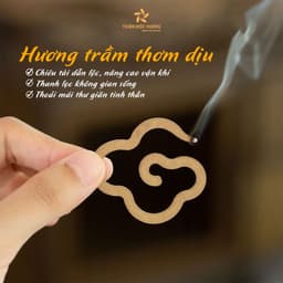 Thumbnail Nhang vân mây trầm hương Thiên Mộc Hương - Trầm hương vân mây thơm dịu nhẹ, dùng xông thơm nhà 2