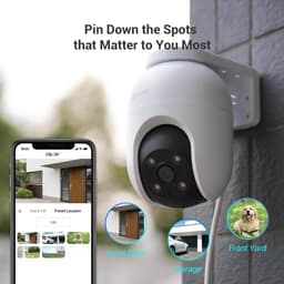 Thumbnail Camera ezviz  C8C 2K+, C8C 3K wifi ngoài trời siêu nét,xoay 360, đàm thoại 2 chiều, có màu đêm 1