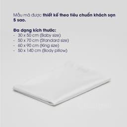 Thumbnail Vỏ gối Changmi Bedding Cotton Sateen trắng 700TC cao cấp mềm mượt, ít nhăn và dày dặn. Tiêu chuẩn khách sạn 5 sao 4