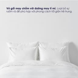 Thumbnail Vỏ gối Changmi Bedding Cotton Supima trắng 400TC cao cấp cực kỳ mềm mượt và mát. Tiêu chuẩn khách sạn 5 sao 3