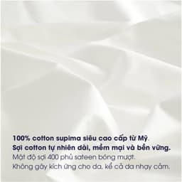 Thumbnail Vỏ gối Changmi Bedding Cotton Supima trắng 400TC cao cấp cực kỳ mềm mượt và mát. Tiêu chuẩn khách sạn 5 sao 2