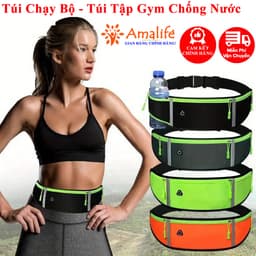 Thumbnail Túi Đeo Bụng Chạy Bộ Chống Nước, Túi Bao Tử Đai Đeo Bụng Để Điện Thoại Tập Gym Thể Thao Nhiều Ngăn Nam Nữ Hãng Amalife 1