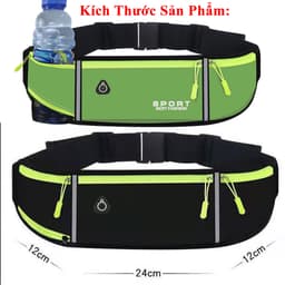 Thumbnail Túi Đeo Bụng Chạy Bộ Chống Nước, Túi Bao Tử Đai Đeo Bụng Để Điện Thoại Tập Gym Thể Thao Nhiều Ngăn Nam Nữ Hãng Amalife 2