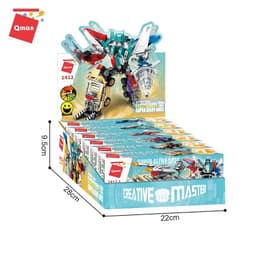 Thumbnail Đồ chơi xếp hình, lắp ráp Qman 1412: Người máy hợp kim (419 mảnh ghép) 3