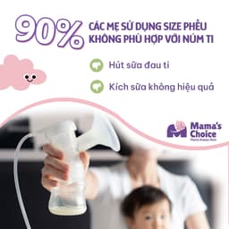 Thumbnail Thước Đo Ti Mama’s Choice, Xác Định Đường Kính Núm Ti Mẹ, Giúp Mẹ Chọn Được Size Phễu Phù Hợp Khi Hút Sữa (1 cái) 1