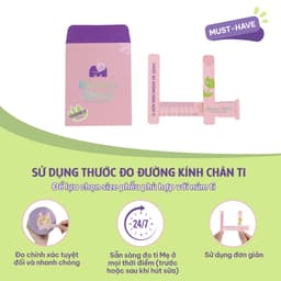 Thumbnail Thước Đo Ti Mama’s Choice, Xác Định Đường Kính Núm Ti Mẹ, Giúp Mẹ Chọn Được Size Phễu Phù Hợp Khi Hút Sữa (1 cái) 3