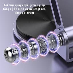 Thumbnail Giá Đỡ Điện Thoại Máy Tính Bảng Vinzy Xoay 360 Hợp Kim Nhôm, Kệ Điện Thoại Xem Phim Livestream 3