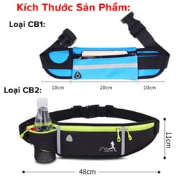 Thumbnail Túi Chạy Bộ Đeo Hông Bụng, Đai Đeo Điện Thoại Túi Bao Tử Tập Gym Thể Thao Nhiều Ngăn Chống Nước Nam Nữ Hãng Amalife 4