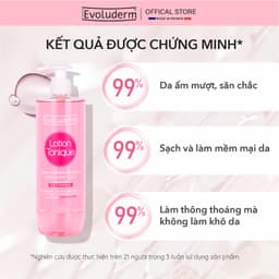Thumbnail Nước hoa hồng Evoluderm giúp se khít lỗ chân lông dưỡng ẩm làm sạch cân bằng da dành cho da khô và nhạy cảm 500ml 3