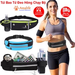 Thumbnail Túi Đeo Hông Bụng Chạy Bộ, Đai Đeo Điện Thoại Bao Tử Tập Gym, Tập Thể Thao Nhiều Ngăn Nam Nữ Chống Nước Hãng Amalife 1