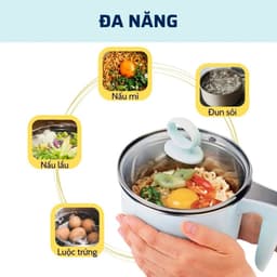 Thumbnail Nồi điện đa năng mini 700ml Daewoo DEN-M550 nấu cực nhanh, bảo hành 1 năm 4