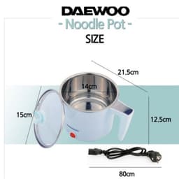 Thumbnail Nồi điện đa năng mini 700ml Daewoo DEN-M550 nấu cực nhanh, bảo hành 1 năm 2