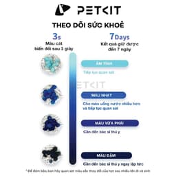 Thumbnail Cát mèo hỗn hợp đất sét và đậu nành, cát vệ sinh cho mèo Petkit cao cấp thử nước tiểu mèo 3