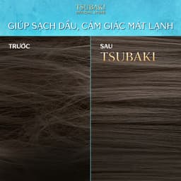 Thumbnail Dầu xả Sạch dầu mát lạnh & Phục hồi hư tổn Tsubaki Premium Cool & Repair Shampoo 490ml 2