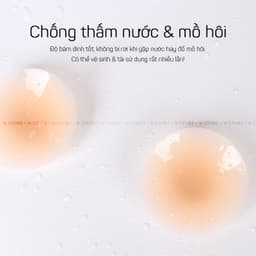 Thumbnail Miếng Dán Nhũ Hoa Silicon Siêu Mỏng - Chống Thấm Nước & Mồ Hôi - Tái Sử Dụng Nhiều Lần - Latex By WSTORE 3