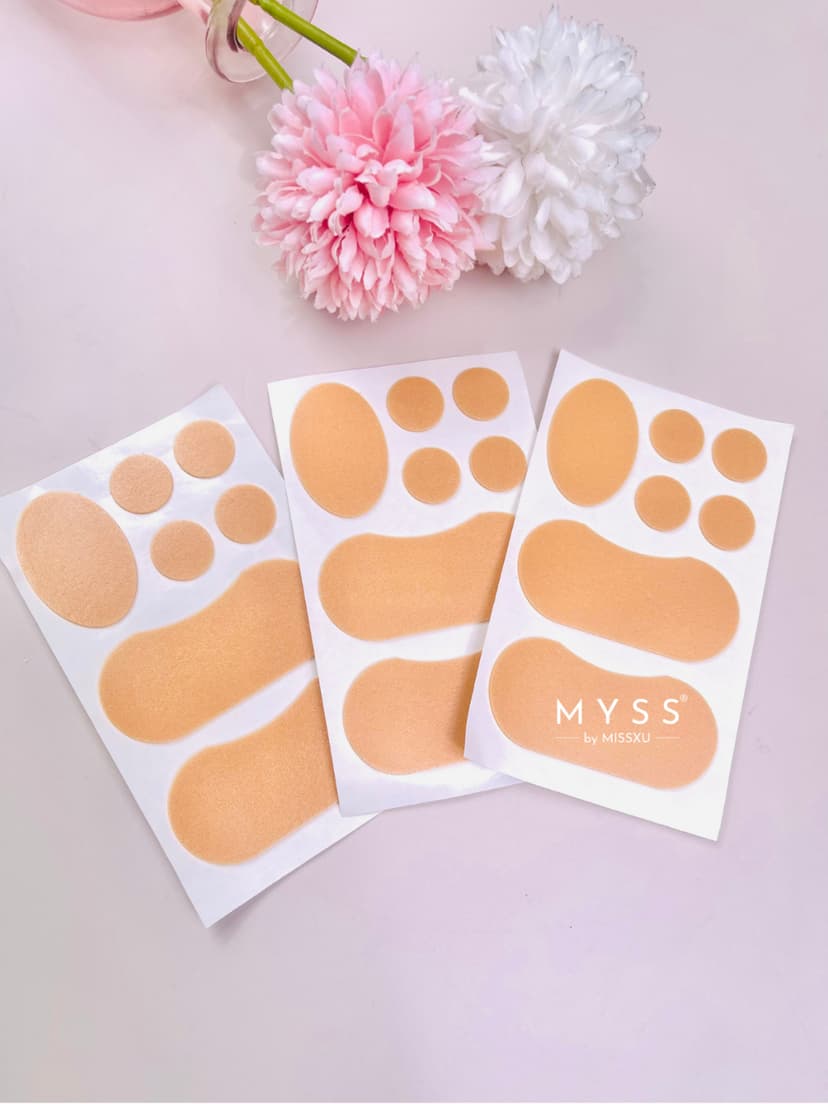 Ảnh Miếng dán mỏng đệm bảo vệ gót và bàn chân, dán gót lót giày MYSS - DG02 1