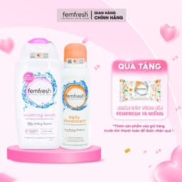 Thumbnail Combo Ngăn Ngừa Các Vấn Đề Phụ Khoa, DDVS Femfresh Soothing Wash & Xịt Thơm Mát Femfresh Deodorant Spray 125ml 1