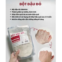 Thumbnail Bột đắp mặt nạ thiên nhiên Obaxua các loại 75/250/500g hỗ trợ làm trắng da giảm mụn làm dịu da 2
