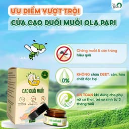 Thumbnail Cao đuỗi muỗi Mệ Đoan cho trẻ nhỏ, trẻ sơ sinh 20g 4