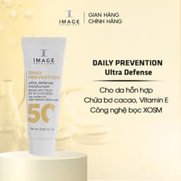 Thumbnail Kem chống nắng cho da lão hóa IMAGE Skincare DAILY PREVENTION Ultra Defense Moisturizer SPF 50 (7g) 1