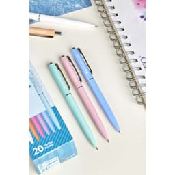 Thumbnail Bút bi Bitex mực ULV màu xanh B04 tip ngòi 0.5mm ( thân màu ngẫu nhiên) 2