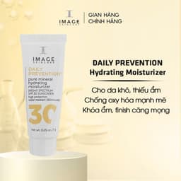 Thumbnail Kem chống nắng cho da khô IMAGE Skincare DAILY PREVENTION Pure Mineral Hydrating Moisturizer SPF30 (7g) 1