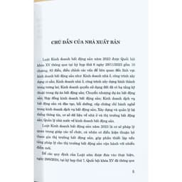 Thumbnail Sách - Luật Kinh Doanh Bất Động Sản Năm 2023 (Sửa Đổi, Bổ Sung Năm 2024) 2
