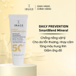 Thumbnail Kem chống nắng cho da treatment IMAGE Skincare DAILY PREVENTION Advanced Smartblend Mineral Moisturizer SPF50 (7g) 1
