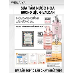 Thumbnail Sữa Tắm Trắng Da Hương Nước Hoa Weilaiya 450ml 2