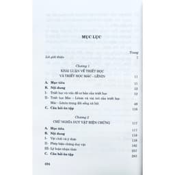 Thumbnail Sách - Giáo Trình Triết Học Mác – Lênin (Dành Cho Bậc Đại Học Hệ Không Chuyên Lý Luận Chính Trị) 4