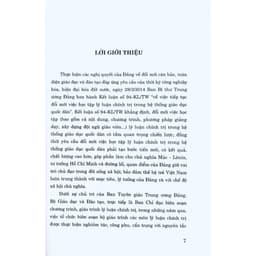 Thumbnail Sách - Giáo Trình Triết Học Mác – Lênin (Dành Cho Bậc Đại Học Hệ Không Chuyên Lý Luận Chính Trị) 1