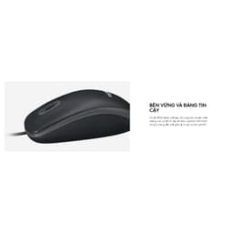 Thumbnail Chuột có dây Logitech B100 - Dây dài 1m8, thiết kế ôm tay, thuận cả 2 tay - Bảo hành 3 năm 3