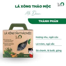 Thumbnail Lá xông thảo mộc phục hồi sức khỏe làm sạch cơ thể sau sinh combo 200g/2 gói Mệ Đoan 3
