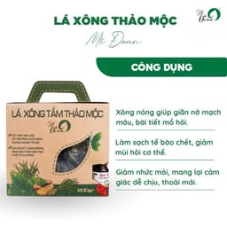 Thumbnail Lá xông thảo mộc phục hồi sức khỏe làm sạch cơ thể sau sinh combo 200g/2 gói Mệ Đoan 2