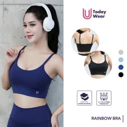 Thumbnail Áo bra thể thao Rainbow nâng vòng 1 Today U Wear thoải mái tập gym yoga đạp xe 1